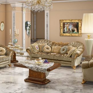 Luxury Classic Furniture Italian Style Hand Carving