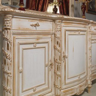 luxury classic dining room Louis XVI